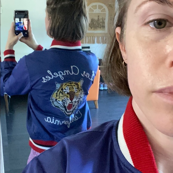 Embroidered bomber jacket - Picture 3 of 10